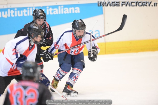 2013-12-14 Diavoli Sesto-Hockey Milano Rossoblu U14 0371 Gabriele Asinelli